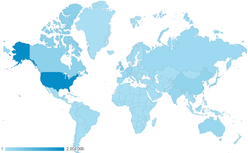 Geographical coverage
